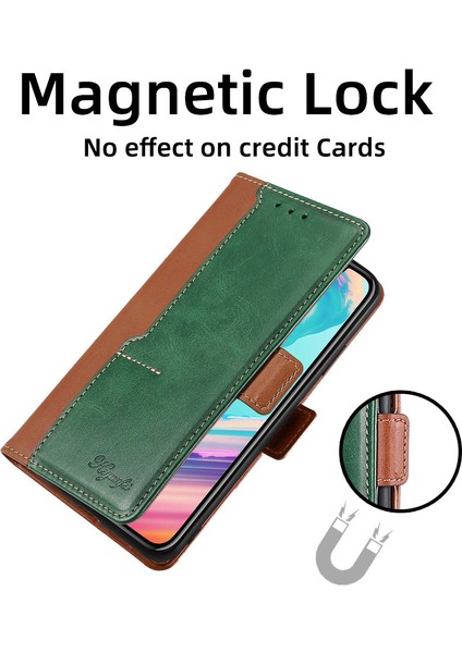 Tecno Camon 19 Neo Için Telefon Kılıfı Kart Yuvalı Deri Telefon Kılıfı (Yurt Dışından)