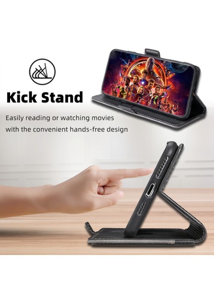 Tecno Camon 19 Neo Için Telefon Kılıfı Kart Yuvalı Deri Telefon Kılıfı (Yurt Dışından)