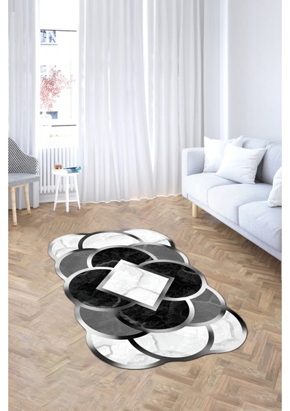Kaymaz Tabanlı Makinada Yıkanabilir Dekoratif Salon Halısı Mutfak Halısı Yolluk fiyatları