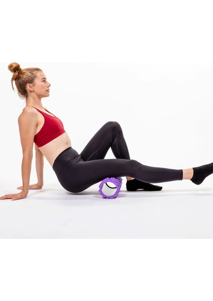 Kısa Foam Roller Masaj Köpüğü Köpük Rulo Yuvarlama Köpüğü Egzersiz Aleti 33 cm indirimleri