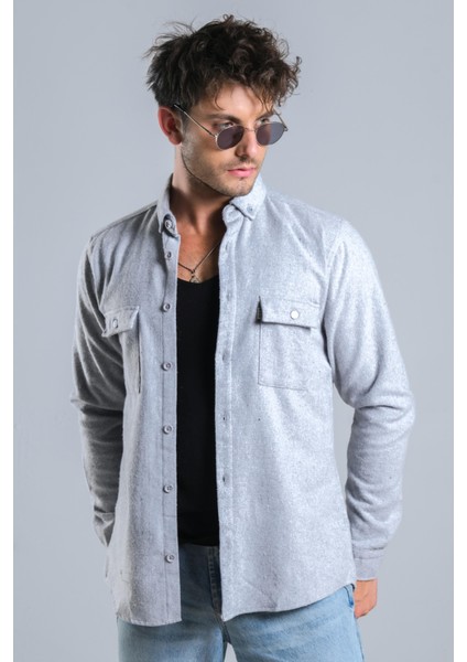 Demir Düğmeli Kapaklı Kışlık Oduncu Gömlek Mar 4145 fiyatları