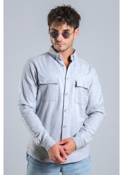 Demir Düğmeli Kapaklı Kışlık Oduncu Gömlek Mar 4145 modelleri