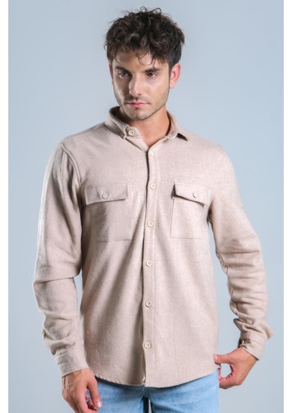 Demir Düğmeli Kapaklı Kışlık Oduncu Gömlek Mar 4145 fiyatları