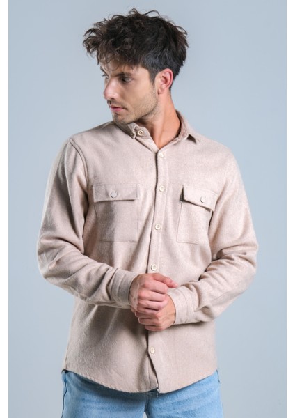 Demir Düğmeli Kapaklı Kışlık Oduncu Gömlek Mar 4145 fırsatları