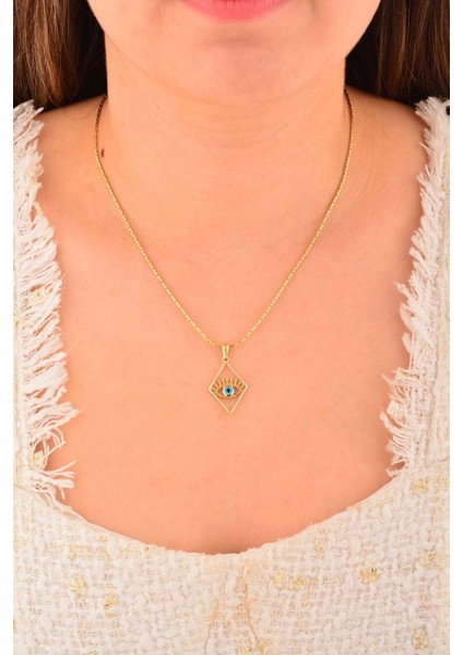 14 Ayar Gözboncuklu Altın Kolye Ucu fiyatları