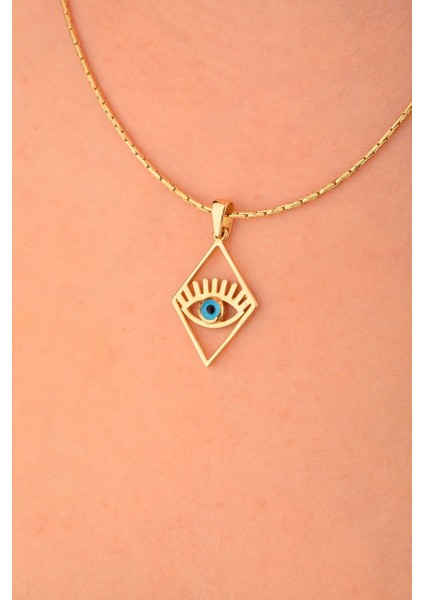 14 Ayar Gözboncuklu Altın Kolye Ucu indirimleri