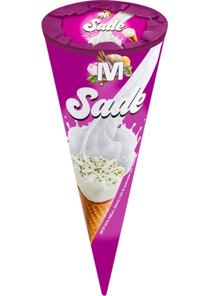 Kornet Sade Dondurma 120 ml