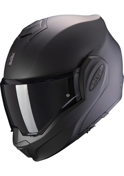 Exo-Tech Evo Çene Açılabilir Motosiklet Kaskı Mat Siyah