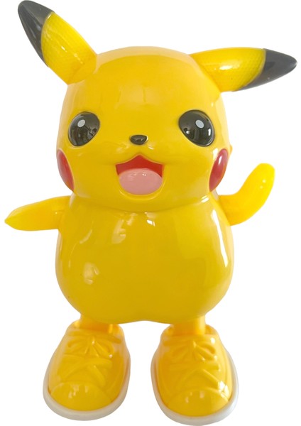 Pikachu Pokemon Dans Eden Pikaçu Müzikli LED Işıklı Hareketli Oyuncak