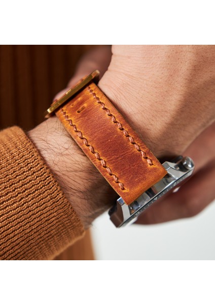 Huawei Watch Deri Kordon 46mm Watch GT5 / GT4 Gt 2 3 4 5 Pro Se 2e Elite Gt2 E Gt2e Gt2pro Gt3 Pro Gt3pro Huawei Watch 4 Pro Ultimate Deri Kordon Kayış 46 22mm Hardal