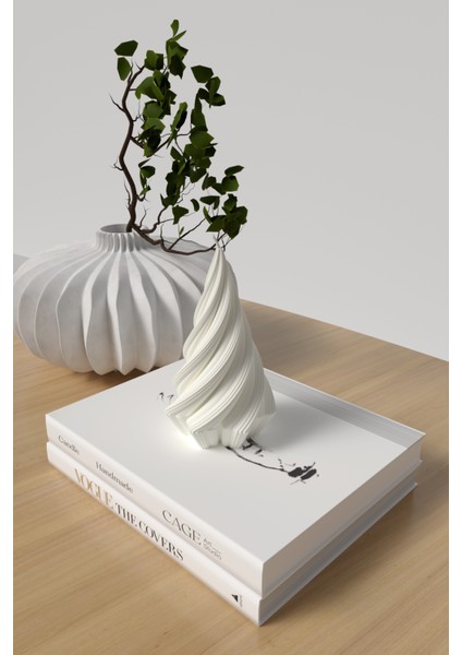 Dekoratif Yılbaşı Ağacı Kokulu Mum - Yılbaşı Ağacı Mum Soya Wax Candle 1 Adet Beyaz - Boy 12CM fırsatları