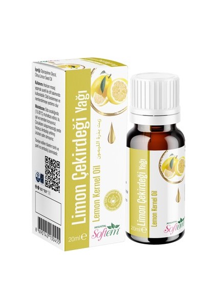 Bitki Diyarı Limon Çekirdeği Yağı 20 ml