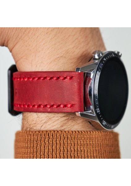Huawei Watch Deri Kordon Watch GT4 GT5 46mm Gt 2 3 4 5 Pro Se 2e 22mm 46mm Huawei Watch 4 Pro Ultimate Elite Gt2 E Gt2e Gt2pro Gt3 Pro Gt3pro Kırmızı Deri Kordon Kayış fırsatları