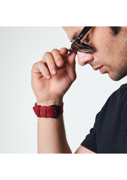 Huawei Watch Deri Kordon Watch GT4 GT5 46mm Gt 2 3 4 5 Pro Se 2e 22mm 46mm Huawei Watch 4 Pro Ultimate Elite Gt2 E Gt2e Gt2pro Gt3 Pro Gt3pro Kırmızı Deri Kordon Kayış indirimleri