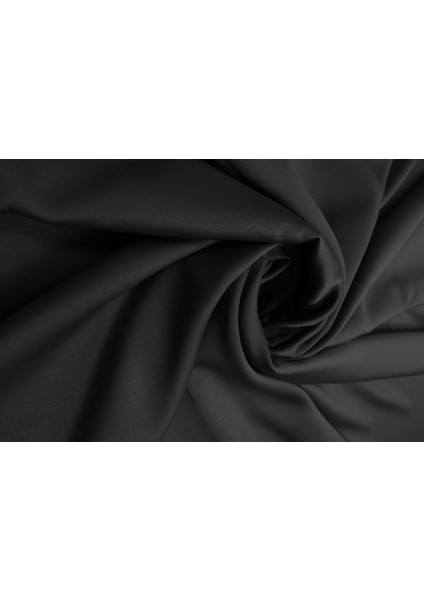 Çift Taraflı Blackout Ekstrafor Büzgülü Rustik ve Kornişe Uyumlu Tek Kanat Fon Perde Koyu Gri indirimleri