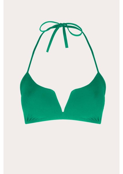 63564 Nil Yeşili Bikini Üstü