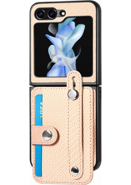 16102 Için Deri Telefon Kılıfı - Haki (Yurt Dışından)