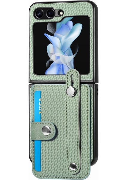 16102 Için Deri Telefon Kılıfı - Yeşil (Yurt Dışından)