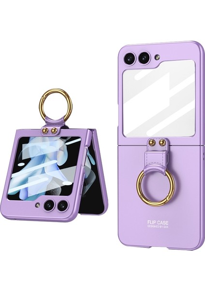 16102 Için Deri Telefon Kılıfı - Mor (Yurt Dışından)