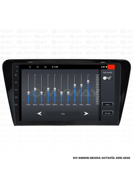 Skoda Octavia Android 12 Multimedya Carplay 2gb RAM+32GB HDD 2015-2020 Navigasyon Ekran