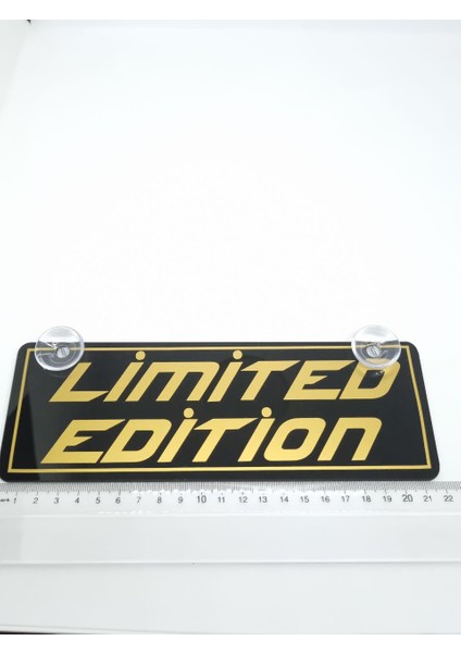 Limited Edition Altın Yazılı Gold Serisi Vantuzlu Dekor Pleksi Plaka fırsatları