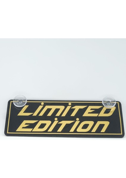 Limited Edition Altın Yazılı Gold Serisi Vantuzlu Dekor Pleksi Plaka indirimleri
