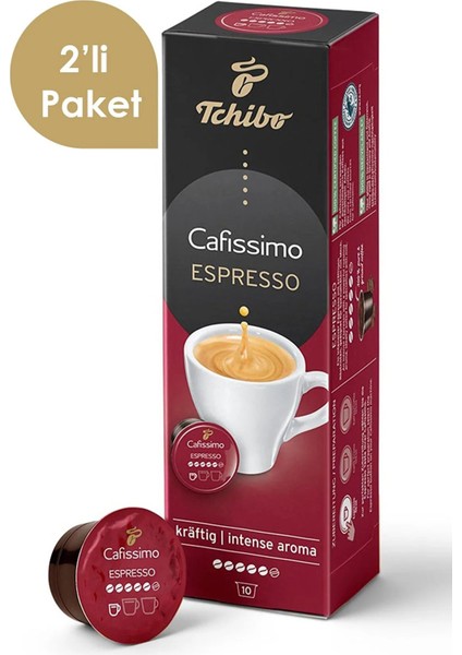 Cafissimo Espresso Intense Aroma 2 x 10 Adet Kapsül Kahve