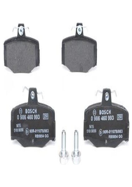 0986460993 Arka Fren Balatasi Nissan Primera P11 96-02 Almera 00 (WC169568)