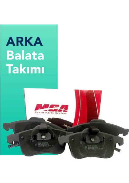 Renault Megane Arka Fren Takım Balatası (2017-2022)
