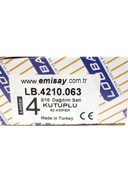 LB.4210.063 4 Kutup 2/10 63A Dağıtım Seti modelleri