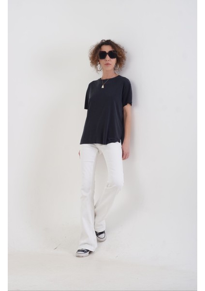 Antrasit Oslo Modal O Yaka Tshirt fiyatları