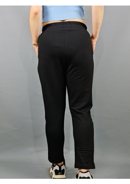 Kadın Basic Yüksek Bel Eşortman Altı Siyah S fırsatları