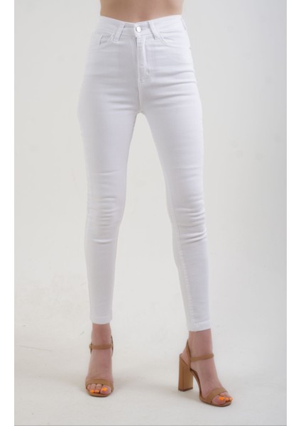 Beyaz Merlin Skinny Jean Pantolon fiyatları