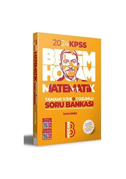 Benim Hocam Yayınları  2024 KPSS Matematik Tamamı Video Çözümlü Soru Bankası