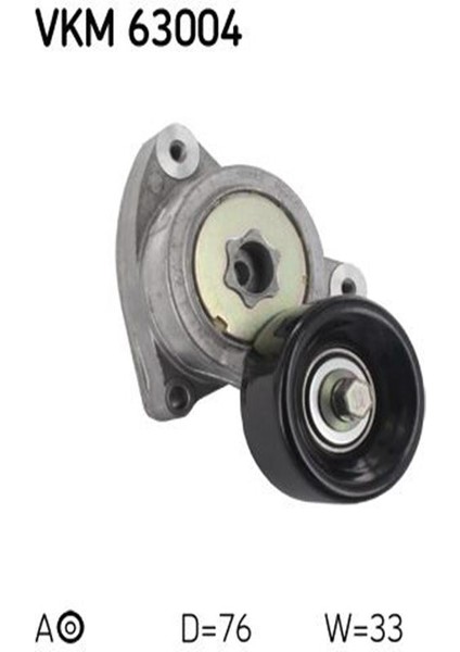 VKM63004 Alternator Gergi Rulmani Honda Accord 2.0 2.4 03 Cıvic 2.0 06 Crv 2.0 2.4 06 Frv 2.0 05 31170PNA003 (WA636739)