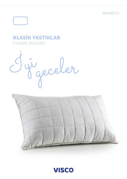1 Adet Bamboo Visco Yastık