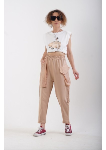 Cep Detaylı Eşofman Pantolon