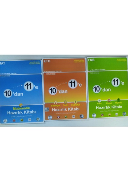 Tüm Dersler 10 DAN11 E Hazırlık Kitabı