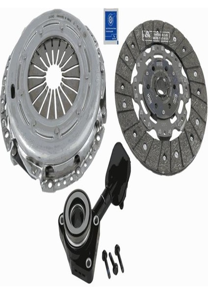 3000990221 Debriyaj Seti Focus C Max Cap 04-08 Focus Iı Cb4 04-11 1.6 Tcdi C-Max 06-11 Iı / Mazda 3 / S40 Volvo 05-12 1.6 Tdci 1.6d 1.6di Rulmanli (WM841122)
