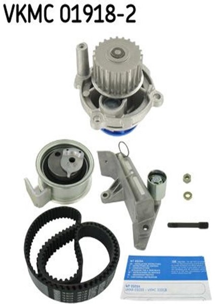 VKMC01918-2 Triger Seti Su Pompali A3 03-08 A4 02-04 Golf V 04-08 Touran 03-07 2.0fsi Axw. Blr Blx Bly Bmb Bvy Bvz 06B109119A VKMC019182 (WA126621)