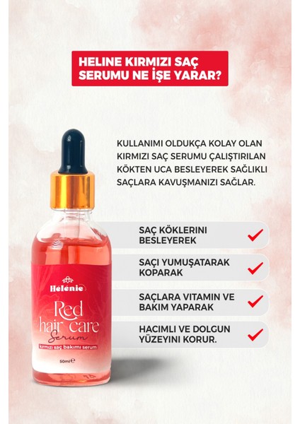 Kırmızı Saç ve Sakal Çıkartıcı Bakım Serumu 50 ml + Dermaroller 0,5 mm