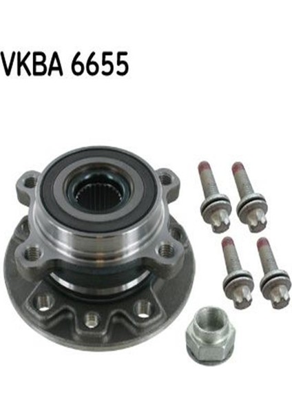 VKBA6655 On Teker Rulmani 5 Delik Fiat 500X 1.4 14 4x4 15 1.3d 1.6d 2.0d Mltjet 14 51952935 (WE165792)
