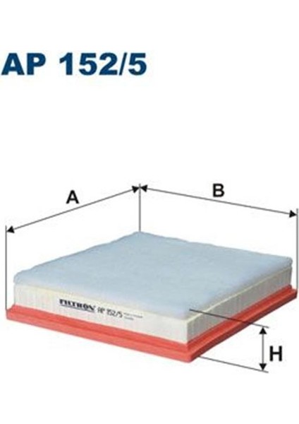 Fıltron AP152/5 Hava Filtresi Insignia 1.4t / 2.0cdti / 2.0cdti 55560894 834125 AP1525 (WC299135)