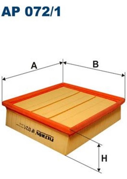 Fıltron AP072/1 Hava Filtresi Corsa D Z13DTJ Z13DTH A14NEL Z16LER Z17DTR (Benzinli) 5834043 5835930 AP0721 (WA413797)
