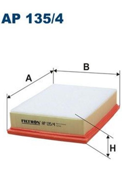 Fıltron AP135/4 Hava Filtresi Laguna Iıı Latitude 1.5dci / 2.0dci AP1354 (WE153274)