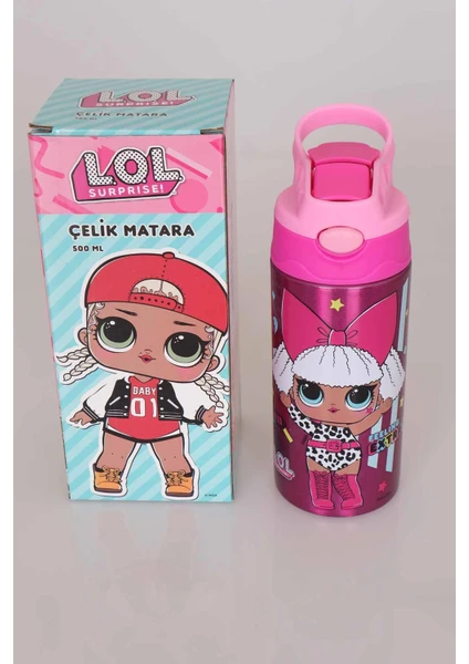 LİSANSLI LOL SURPISE ÇELİK MATARA 500 ML