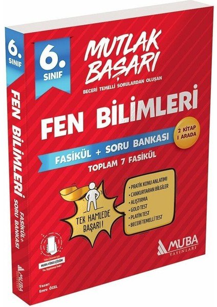 Muba Yayınları Üxt 6. Sınıf Güncel Fen Bilimleri Fasiküller - Soru Bankası