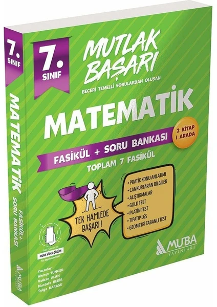 Muba Yayınları Üxt 7. Sınıf Yeni Matematik Fasiküller - Soru Bankası