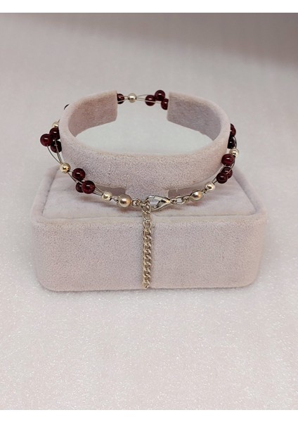 Lal Taşı Bileklik 4mm modelleri