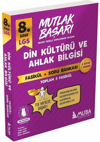 Muba Yayınları Üxt 8. Sınıf LGS Güncel Mutlak Başarı Din Kültürü Fasikül - Soru Bankası